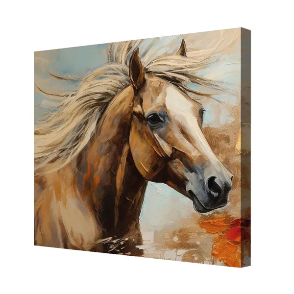 Horse_Canvas_Wall_Art_Painting_With_Wooden_Frame