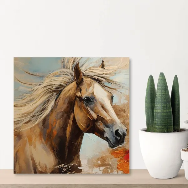 Horse_Canvas_Wall_Art_Painting_With_Wooden_Frame