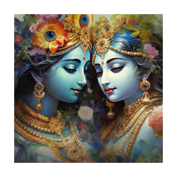 Radha_Krishna_Canvas_Painting_With_Wooden_Frame