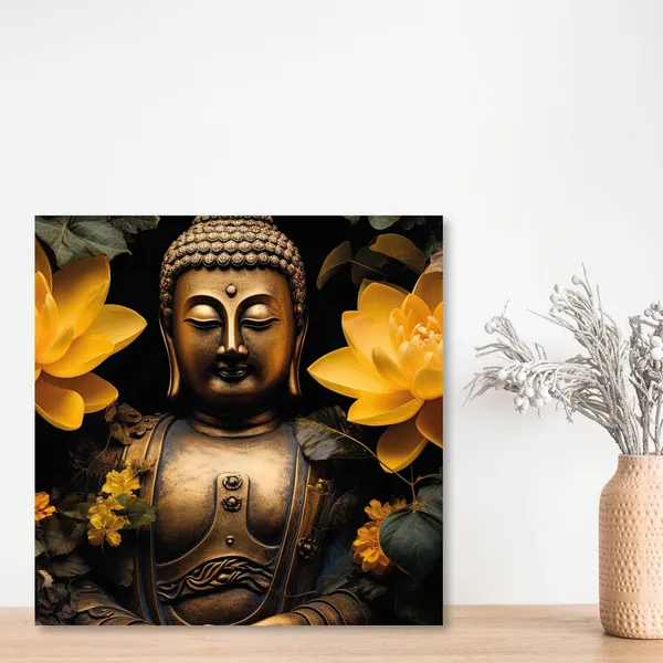 Gautam_Buddha_Canvas_Painting_With_Wooden_Frame