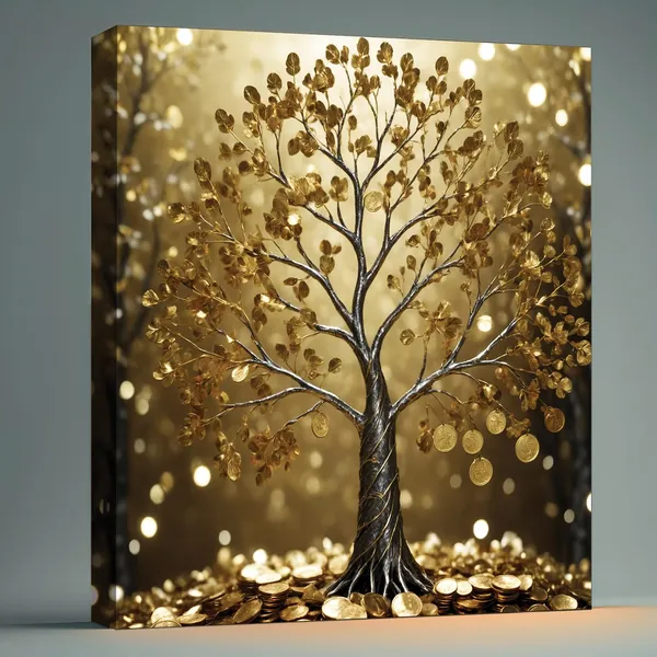 Money_Tree_Wall_Art_Canvas_Painting