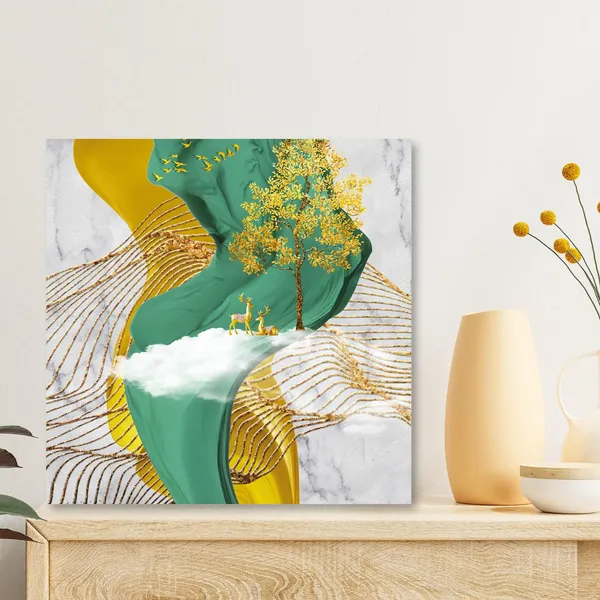 Wooden_Wall_Art_Canvas_Painting_With_Engineered_Wood_Frame
