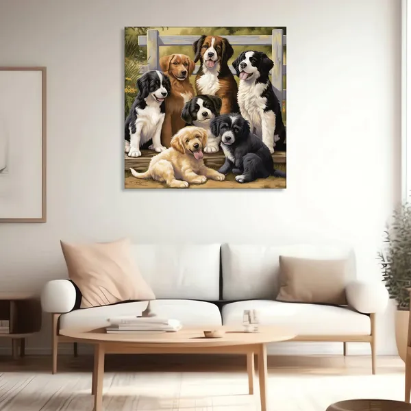 Wooden_Wall_Art_Canvas_Painting_With_Engineered_Wood_Frame