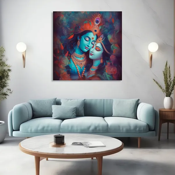 Radha_Krishna_Canvas_Painting_With_Wooden_Frame