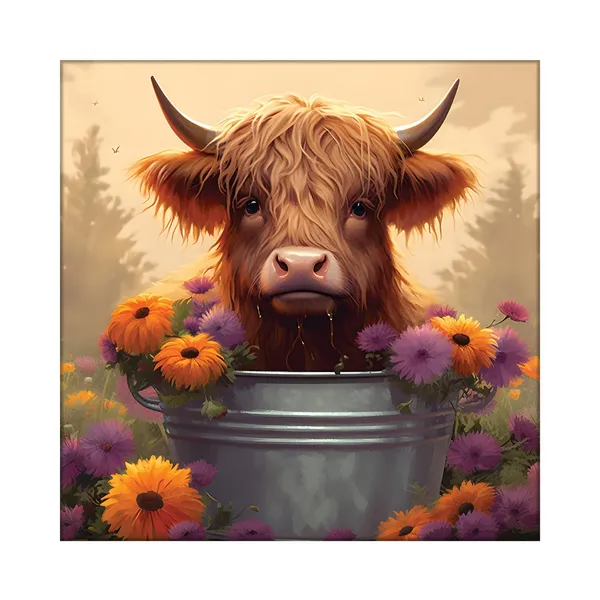 Wooden_Buffalo_Wall_Art_Painting