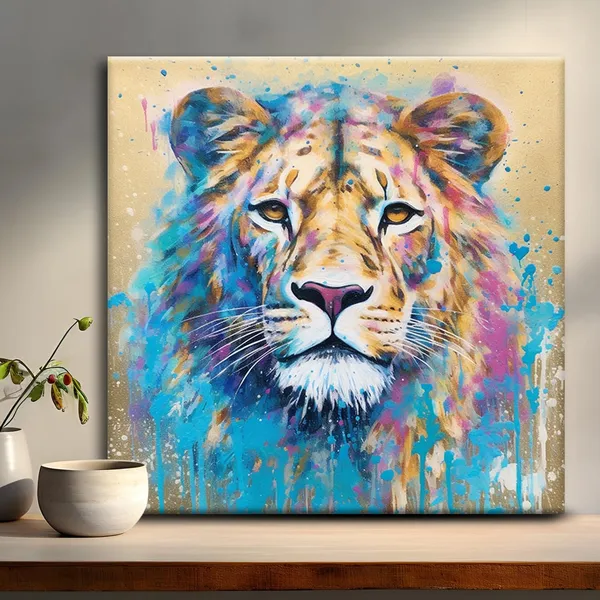 Wooden_Wall_Art_Canvas_Painting_With_Engineered_Wood_Frame