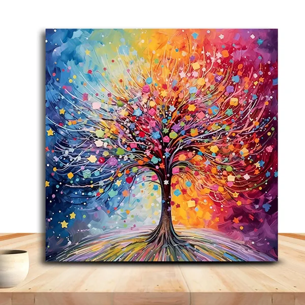 Wooden_Wall_Art_Canvas_Painting_With_Engineered_Wood_Frame