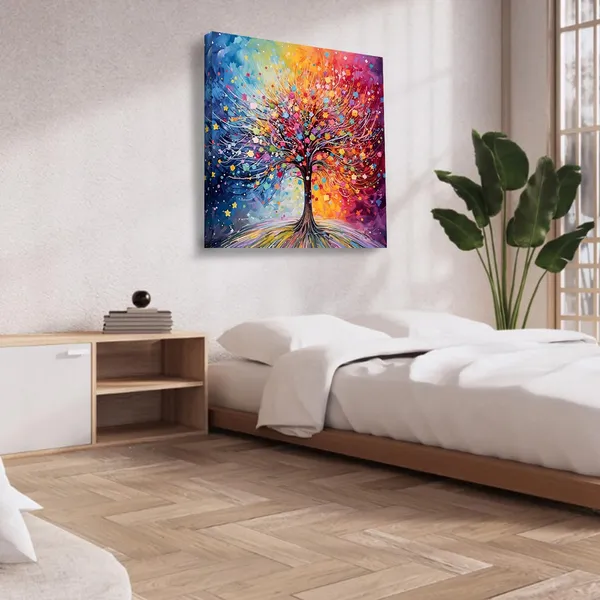 Wooden_Wall_Art_Canvas_Painting_With_Engineered_Wood_Frame