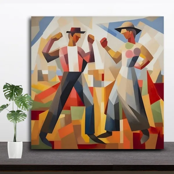 Wooden_Wall_Art_Canvas_Painting_With_Engineered_Wood_Frame