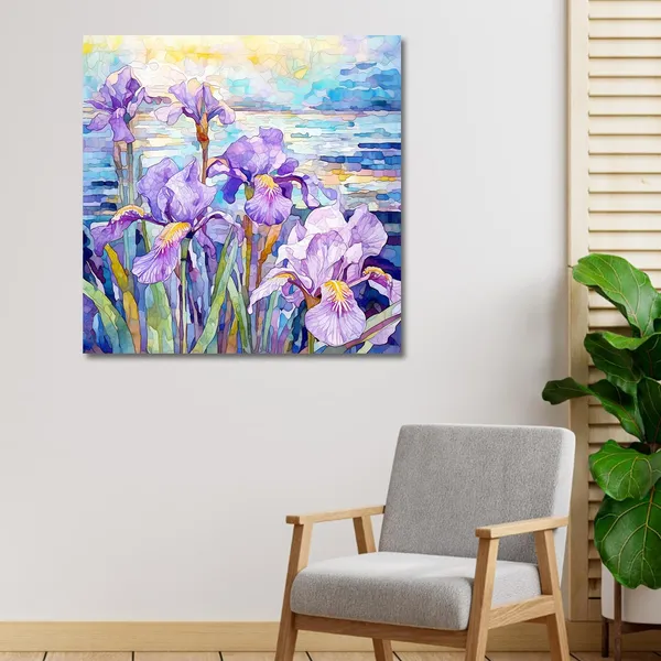 Wooden_Wall_Art_Canvas_Painting_With_Engineered_Wood_Frame