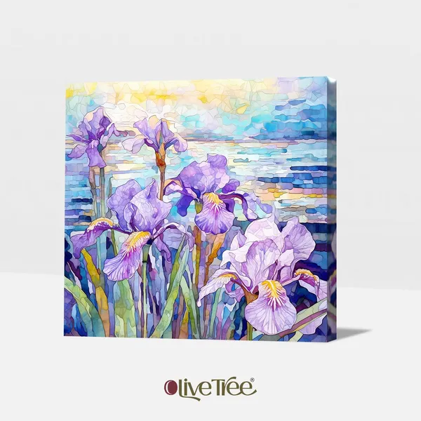 Wooden_Wall_Art_Canvas_Painting_With_Engineered_Wood_Frame