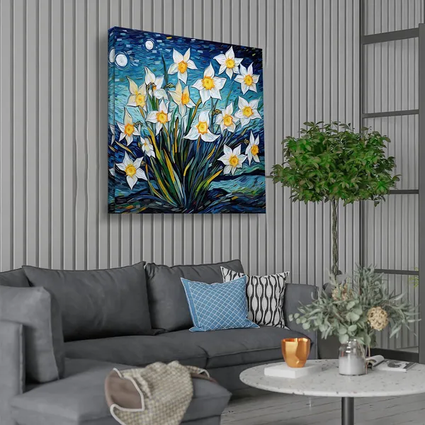 Wooden_Wall_Art_Canvas_Painting_With_Engineered_Wood_Frame