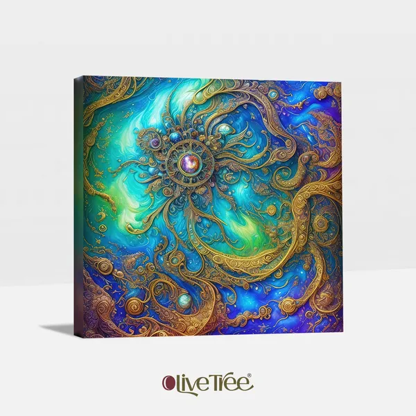 Wooden_Wall_Art_Canvas_Painting_With_Engineered_Wood_Frame