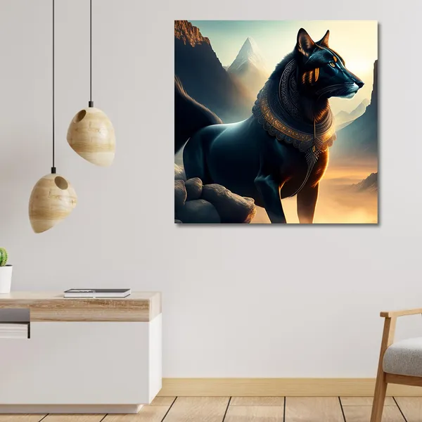 Wooden_Wall_Art_Canvas_Painting_With_Engineered_Wood_Frame
