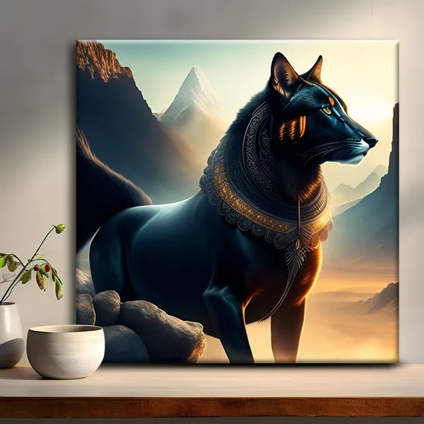 Wooden_Wall_Art_Canvas_Painting_With_Engineered_Wood_Frame