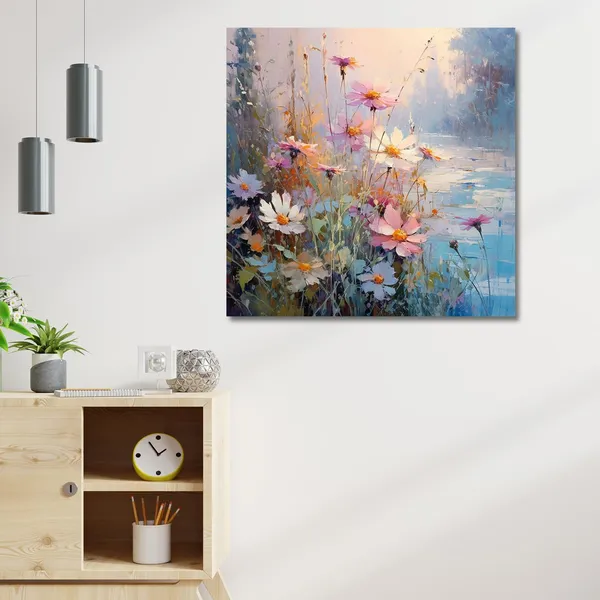 Wooden_Wall_Art_Canvas_Painting_With_Engineered_Wood_Frame