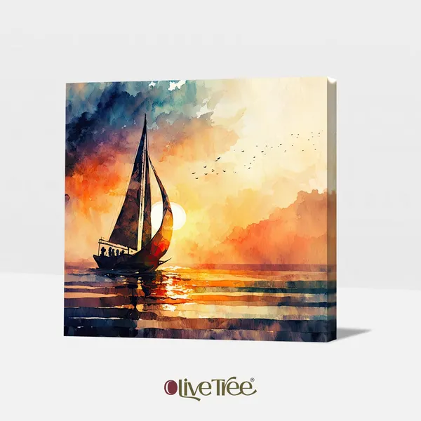 Wooden_Wall_Art_Canvas_Painting_With_Engineered_Wood_Frame
