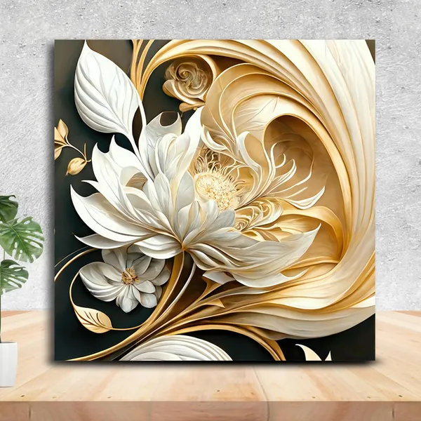 Wooden_Wall_Art_Canvas_Painting_With_Engineered_Wood_Frame