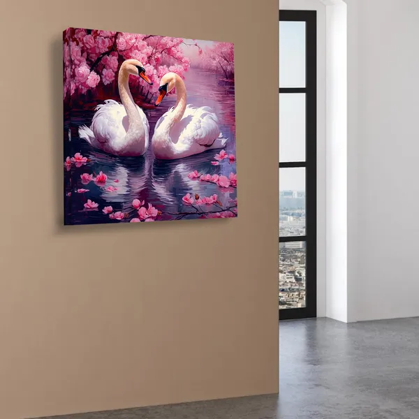 Wooden_Wall_Art_Canvas_Painting_With_Engineered_Wood_Frame