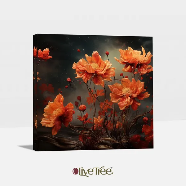 Wooden_Wall_Art_Canvas_Painting_With_Engineered_Wood_Frame