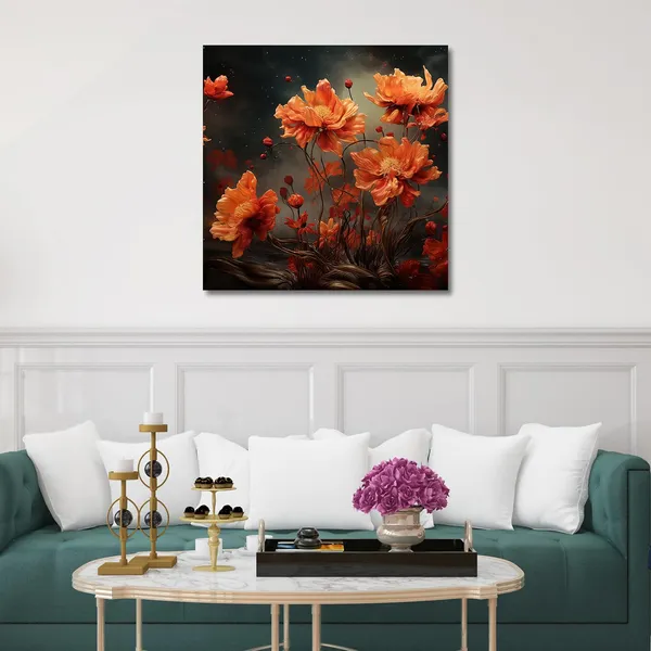 Wooden_Wall_Art_Canvas_Painting_With_Engineered_Wood_Frame