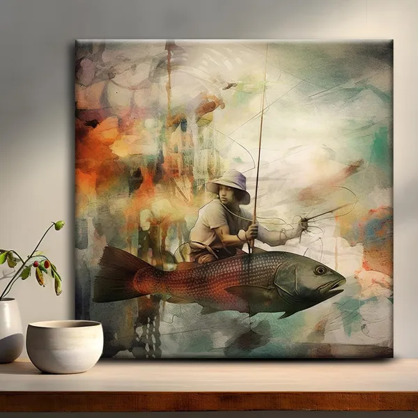 Wooden_Wall_Art_Canvas_Painting_With_Engineered_Wood_Frame