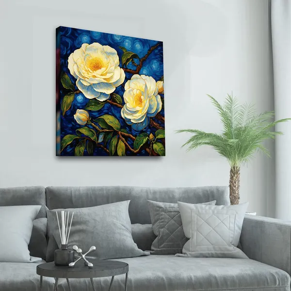 Wooden_Wall_Art_Canvas_Painting_With_Engineered_Wood_Frame