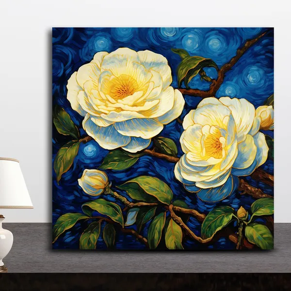 Wooden_Wall_Art_Canvas_Painting_With_Engineered_Wood_Frame