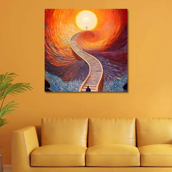 Wooden_Wall_Art_Canvas_Painting_With_Engineered_Wood_Frame