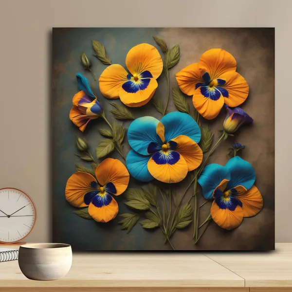 Wooden_Wall_Art_Canvas_Painting_With_Engineered_Wood_Frame