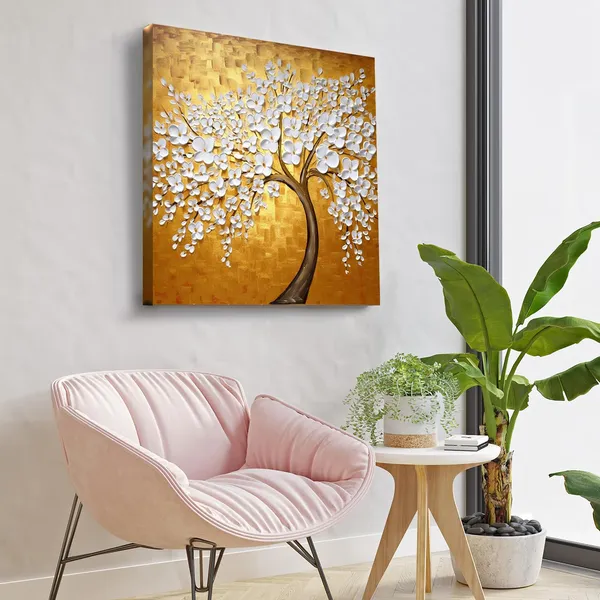 Wooden_Wall_Art_Canvas_Painting_With_Engineered_Wood_Frame