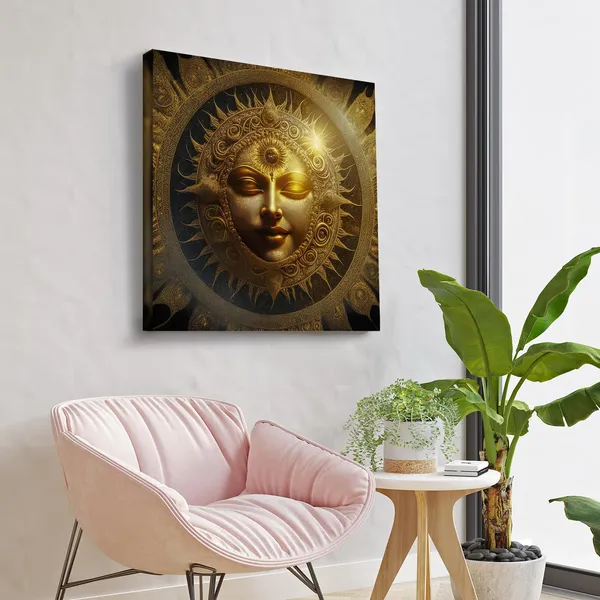 Wooden_Wall_Art_Canvas_Painting_With_Engineered_Wood_Frame