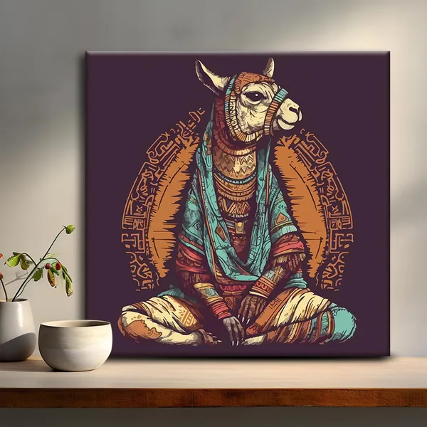 Wooden_Wall_Art_Canvas_Painting_With_Engineered_Wood_Frame