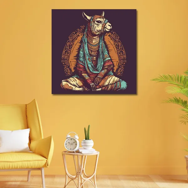 Wooden_Wall_Art_Canvas_Painting_With_Engineered_Wood_Frame