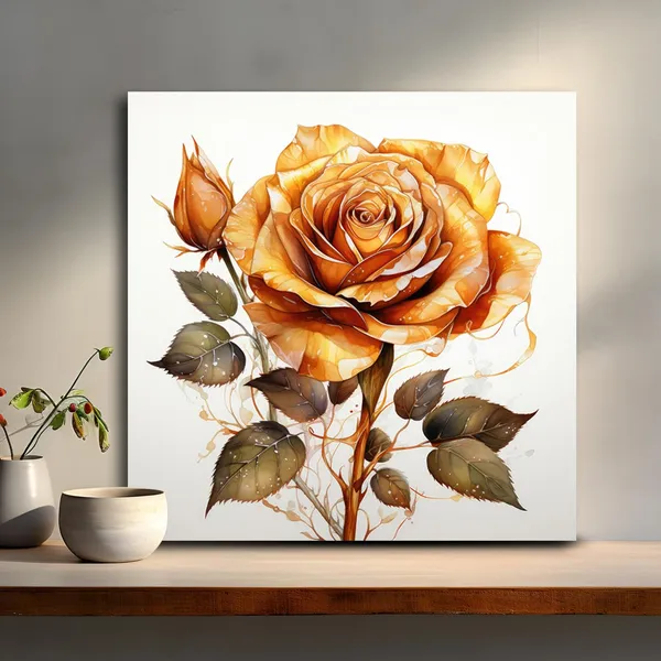 Wooden_Wall_Art_Canvas_Painting_With_Engineered_Wood_Frame