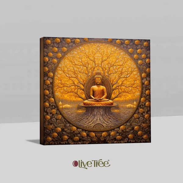 Wooden_Wall_Art_Canvas_Painting_With_Engineered_Wood_Frame
