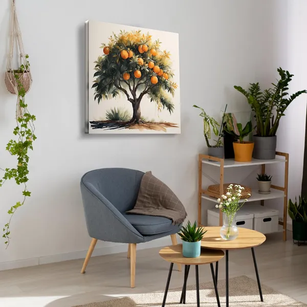 Wooden_Wall_Art_Canvas_Painting_With_Engineered_Wood_Frame