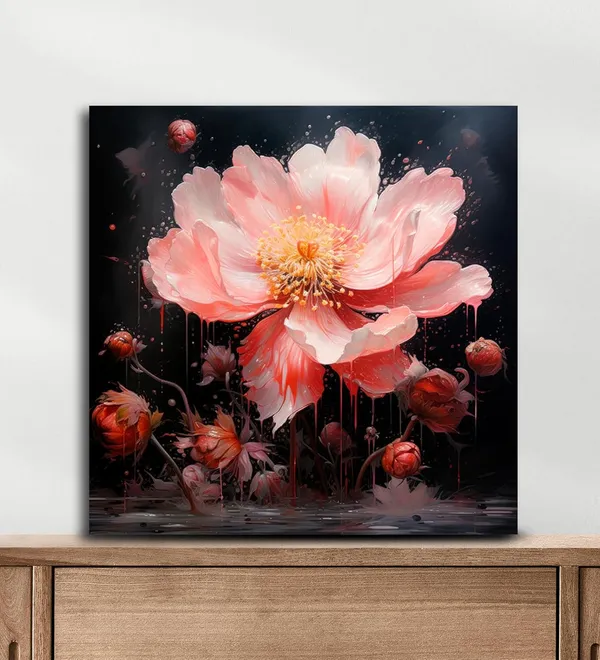 Wooden_Wall_Art_Canvas_Painting_With_Engineered_Wood_Frame