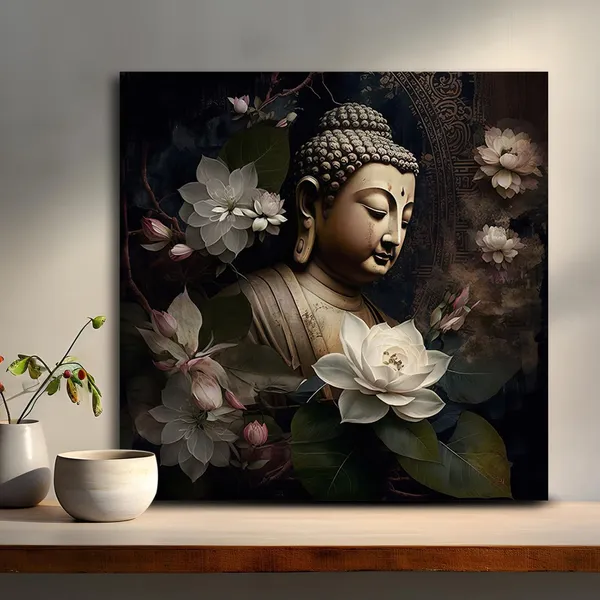 Wooden_Wall_Art_Canvas_Painting_With_Engineered_Wood_Frame