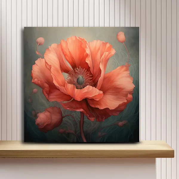 Wooden_Wall_Art_Canvas_Painting_With_Engineered_Wood_Frame