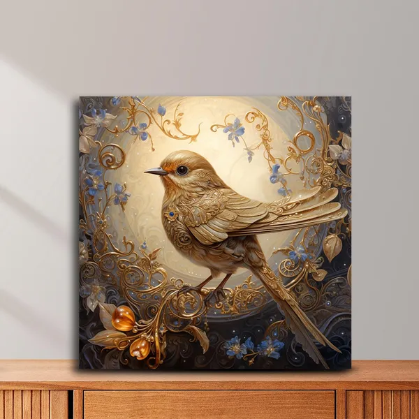 Wooden_Wall_Art_Canvas_Painting_With_Engineered_Wood_Frame