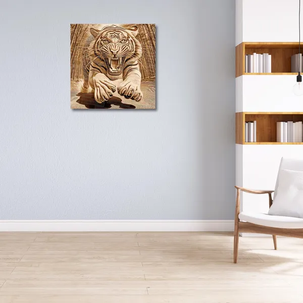 Wooden_Wall_Art_Canvas_Painting_With_Engineered_Wood_Frame