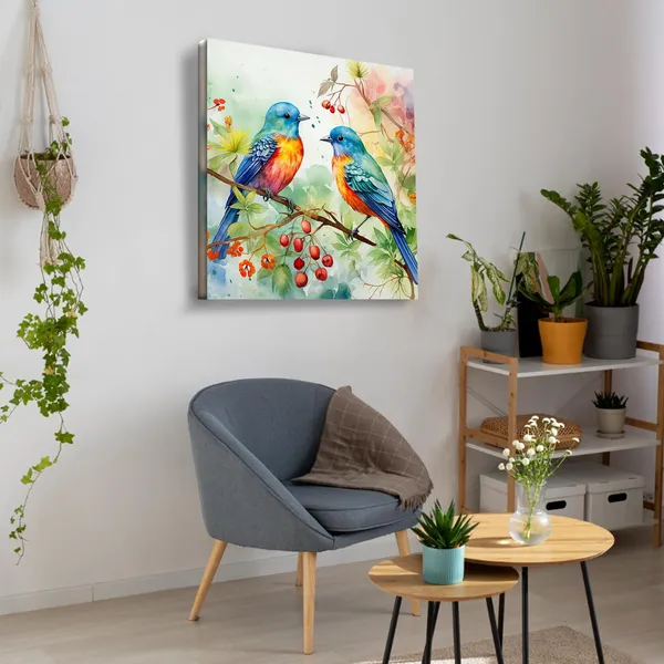 Wooden_Wall_Art_Canvas_Painting_With_Engineered_Wood_Frame