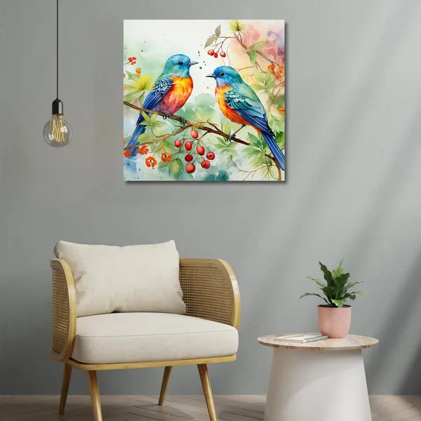 Wooden_Wall_Art_Canvas_Painting_With_Engineered_Wood_Frame