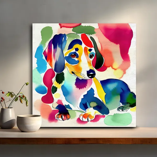Wooden_Wall_Art_Canvas_Painting_With_Engineered_Wood_Frame