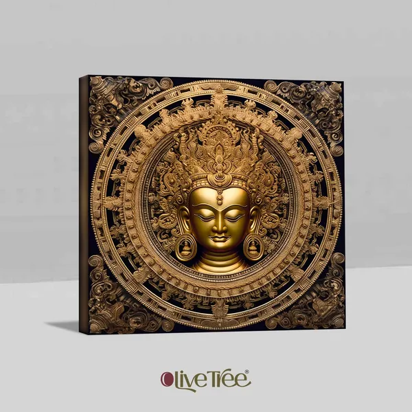Wooden_Wall_Art_Canvas_Painting_With_Engineered_Wood_Frame