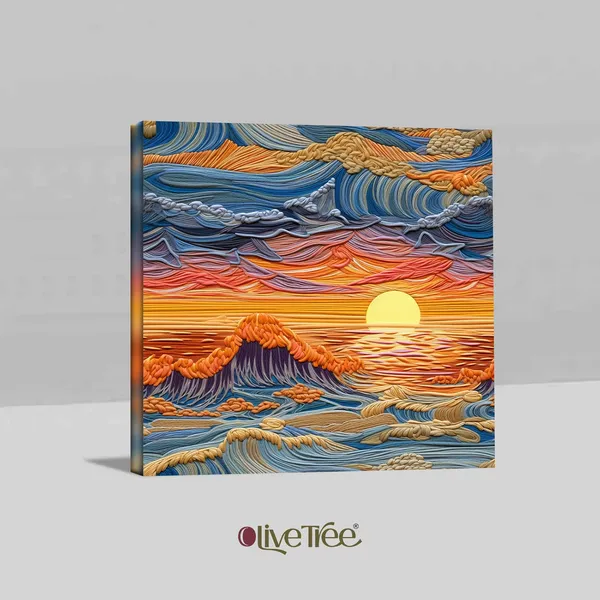 Wooden_Wall_Art_Canvas_Painting_With_Engineered_Wood_Frame