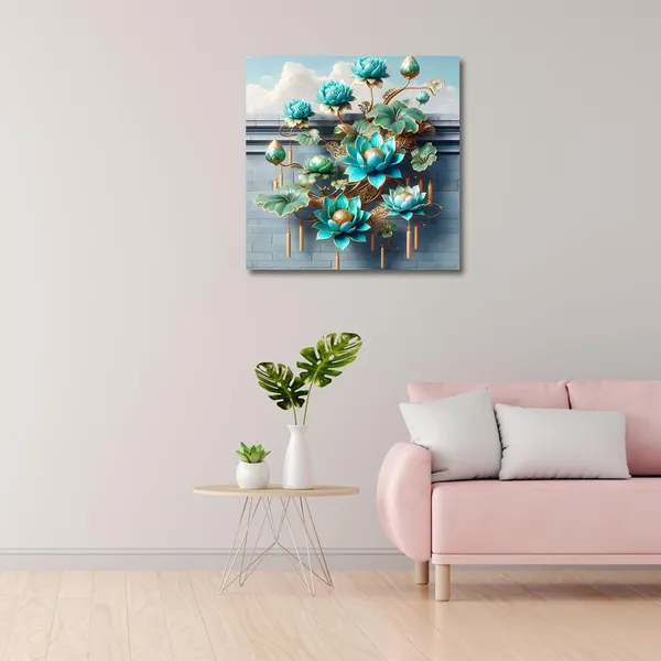Wooden_Wall_Art_Canvas_Painting_With_Engineered_Wood_Frame