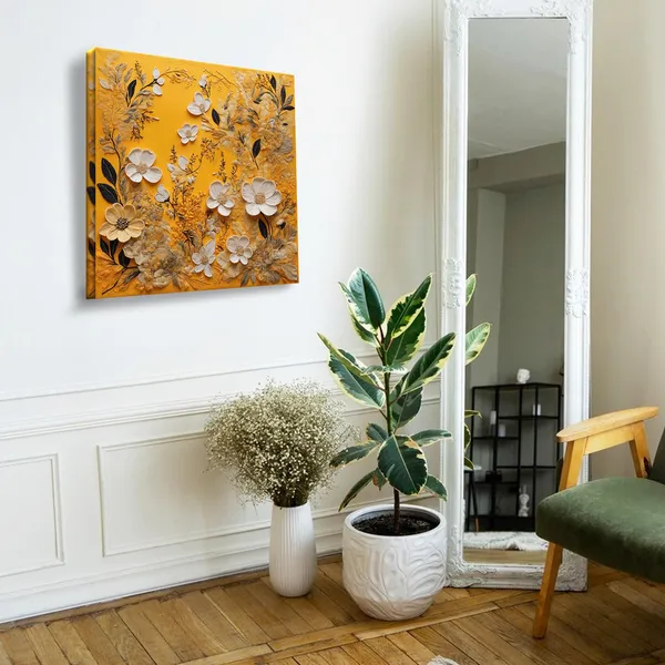 Wooden_Wall_Art_Canvas_Painting_With_Engineered_Wood_Frame