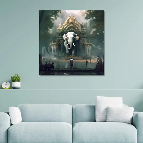 Wooden_Wall_Art_Canvas_Painting_With_Engineered_Wood_Frame